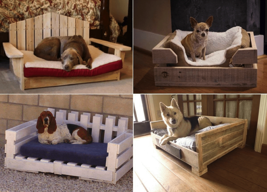 Деревянные лежаки для собак